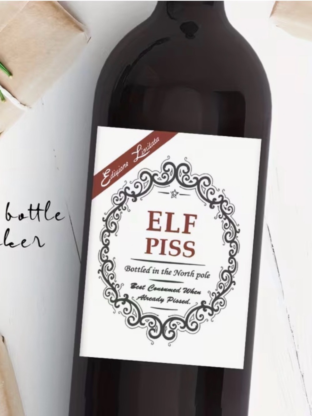 💕5/25💕Wine Bottle Labels Christmas Funny - Choose Your Favorite(s) - Picture 5 of 8